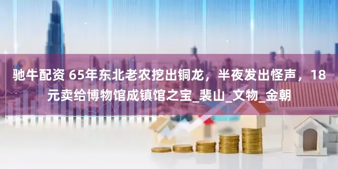 驰牛配资 65年东北老农挖出铜龙，半夜发出怪声，18元卖给博物馆成镇馆之宝_裴山_文物_金朝